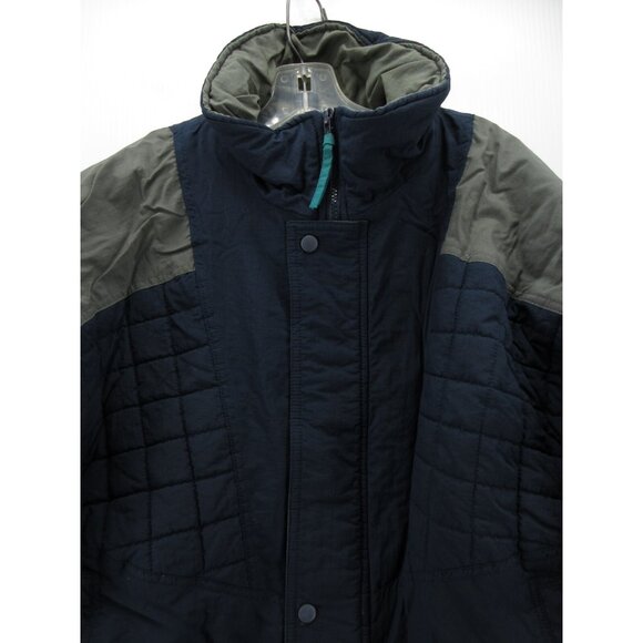 VINTAGE Field & Stream Jacket Medium Puffer Coat Heavy Duty Bomber 90s - Picture 2 of 12